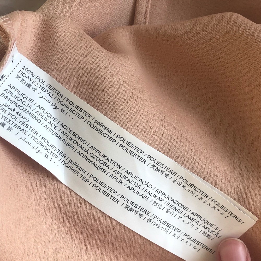Peach slip mini dress - Picture 3 of 3